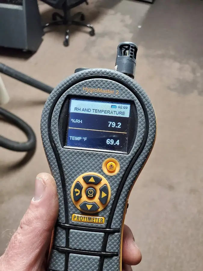 Moisture meter humidity assessment for Mold Remediation & Removal in Lyndon